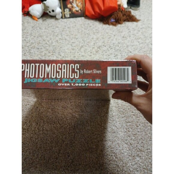 Photomosaics Abe Lincoln Jigsaw Puzzle 1000 Pcs Rob Silver- Civil War MIB Sealed - Picture 5 of 5